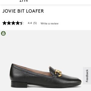 Naturalizer Black Jovie Bit Loafer 7.5 wide